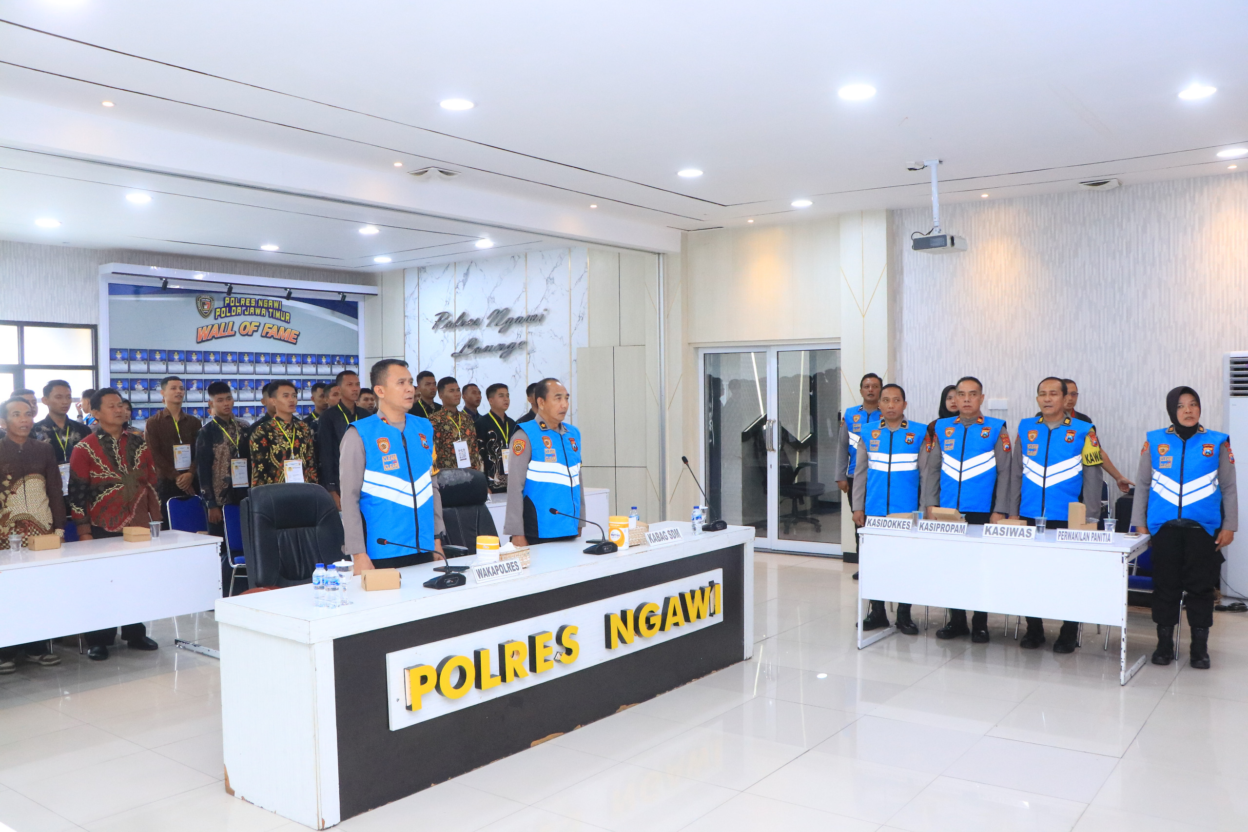 Polres Ngawi Gelar Penandatanganan Pakta Intergritas Casis Brimob 