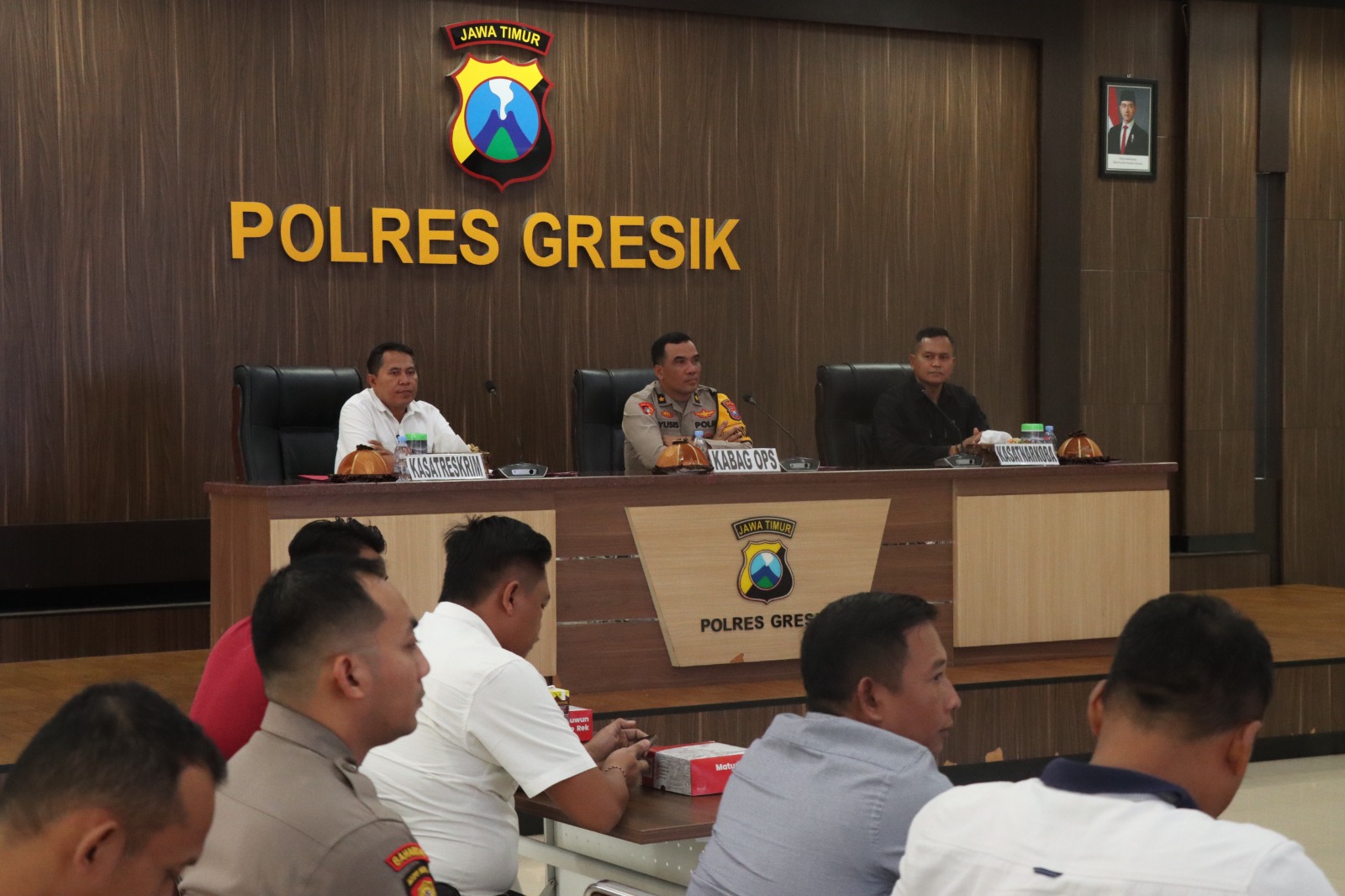 Latihan Pra Operasi Pekat Semeru 2025, Polres Gresik Siap Berantas Penyakit Masyarakat