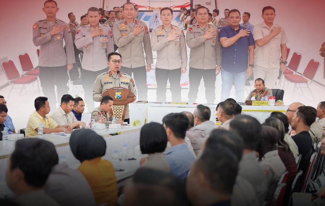 Kapolres Bojonegoro Pimpin Latpraops Tumpas Narkoba Semeru 2025