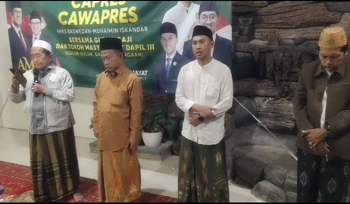 Guru Ngaji dan Tokoh Masyarakat Sumenep Deklarasi Dukung Capres Amin