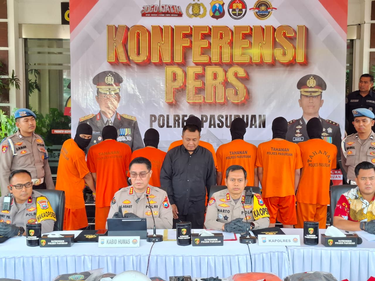 7 Pelaku Perusakan Mobil Polsek Sukorejo Akhirnya Ditangkap