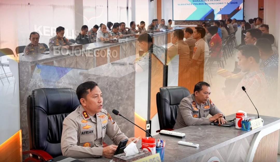 Kapolres Bojonegoro Buka Sosialisasi Manajemen Risiko