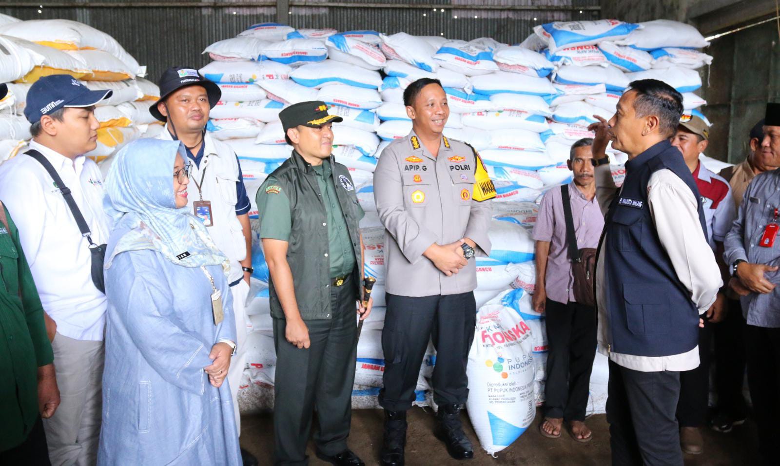 Forkopimda Kota Malang, Sidak Penjualan Pupuk dan Pabrik Rokok 