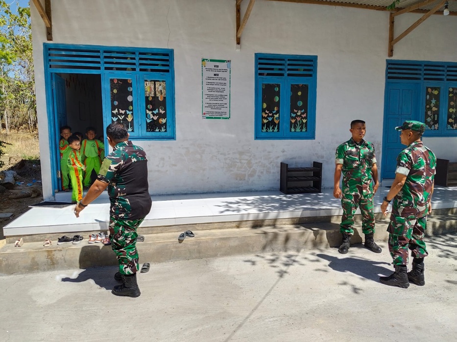 Dandim Sumenep Pantau Progres Program Bakti TNI AD 
