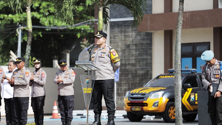 Polres Blitar Masuk 55 Satuan Kerja Polri Berpredikat WBK Tahun 2025