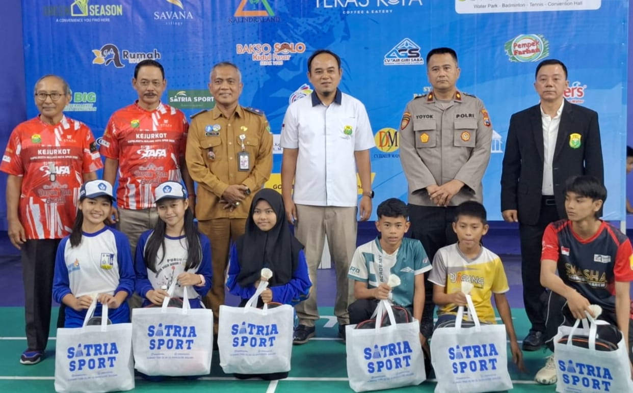 Ratusan Atlet Bulu Tangkis Berebut Kejurkot Kapolresta Malang Kota Open 2025