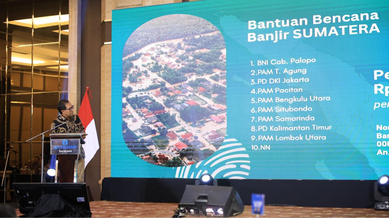 Dampak Banjir Sumatera Rusak 50 Persen Jaringan Air, PERPAMSI Salurkan Dana Pemulihan