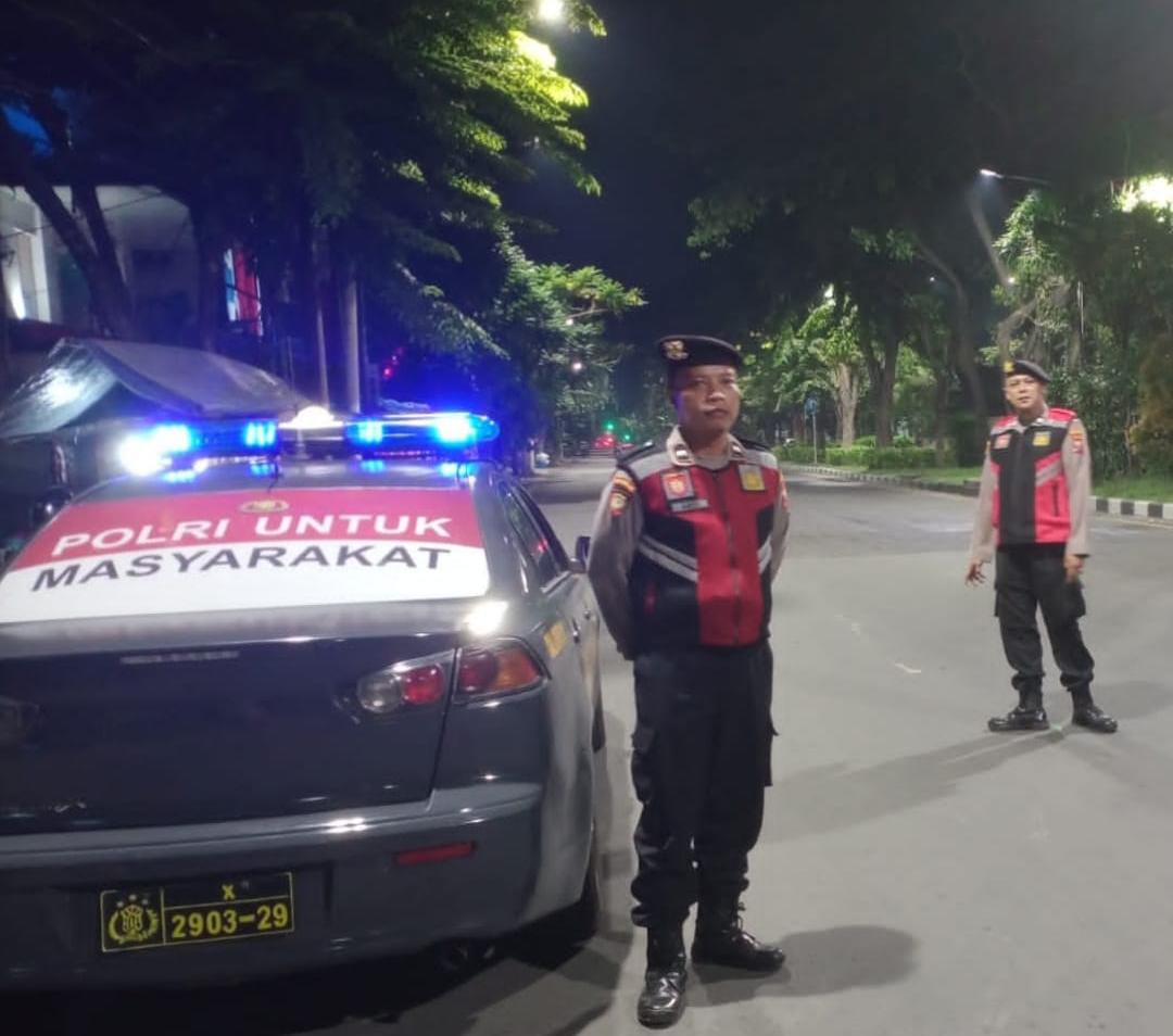 Polsek Sawahan Intensifkan Patroli Blue Light Cegah Kriminalitas
