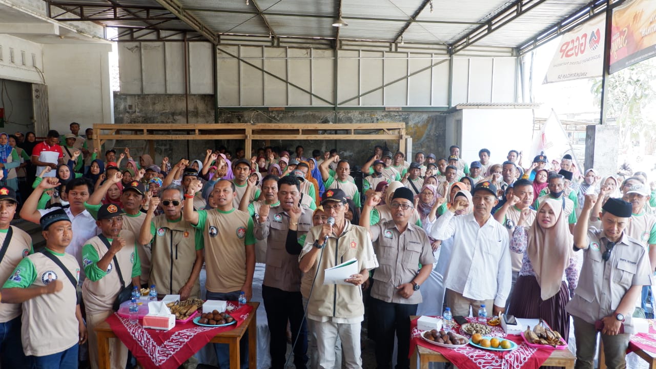 Pedagang dan Pelaku UMKM Papera Ngawi Deklarasi Prabowo Presiden 2024