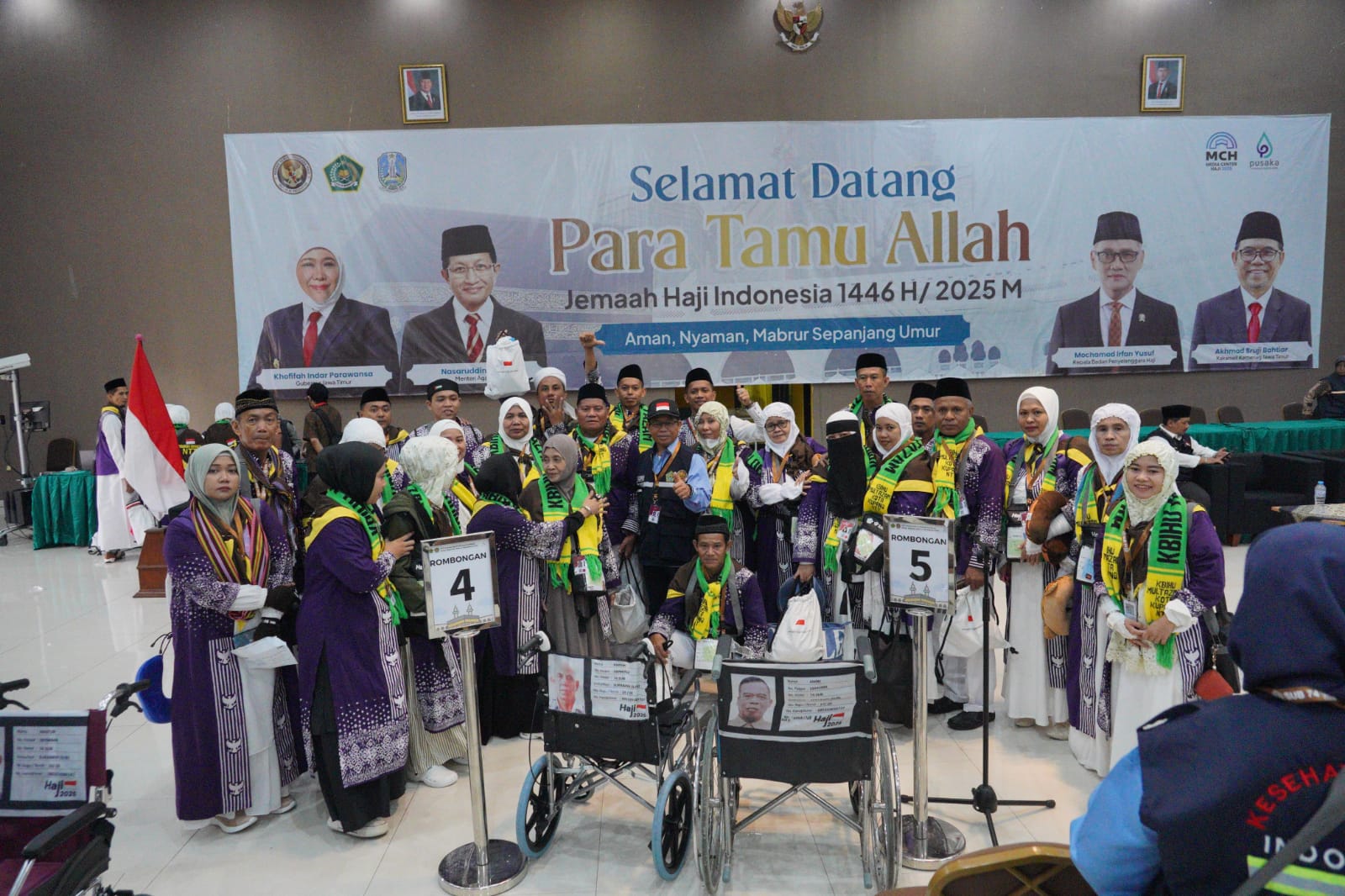 Pelepasan Kloter 74, Wagub Johni Asadoma Tekankan Kesabaran dan Keikhlasan dalam Ibadah Haji