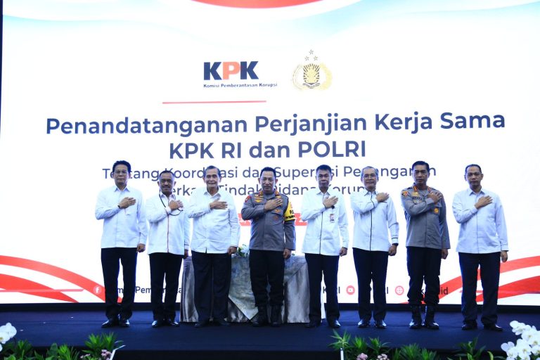 Perkuat Pemberantasan Korupsi, KPK – Polri Jalin Kerja Sama