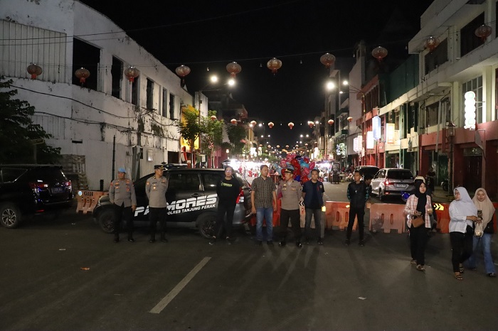 Polres Pelabuhan Tanjung Perak Patroli Skala Besar Demi Jaga Kondusivitas Kamtibmas 