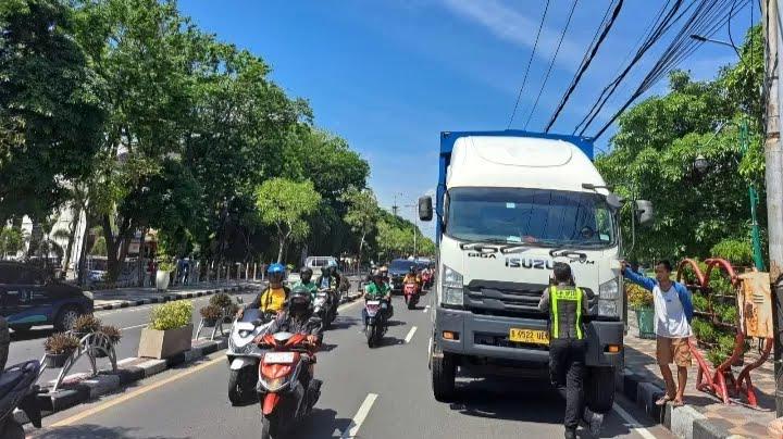 Kendaraan Dinas Terbatas, Satlantas Polres Gresik Kewalahan Tindak Pelanggar KTL