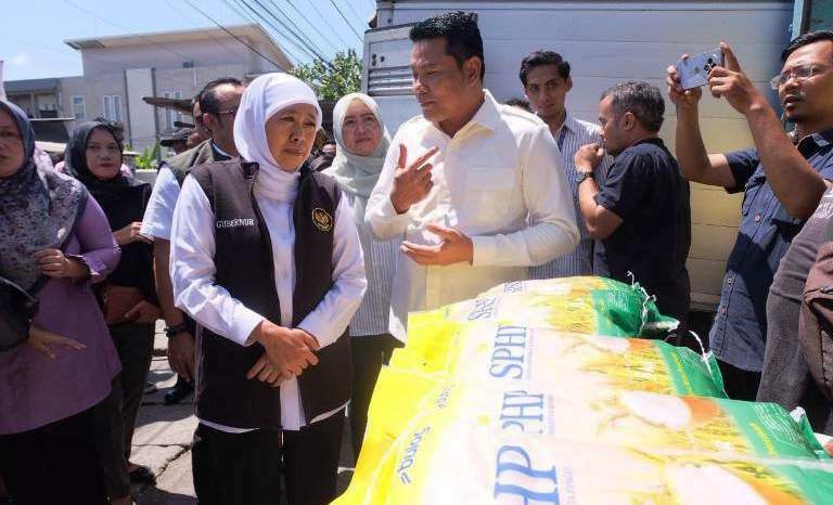 Gubernur Jatim Tinjau Pasar Murah Sedati Sidoarjo