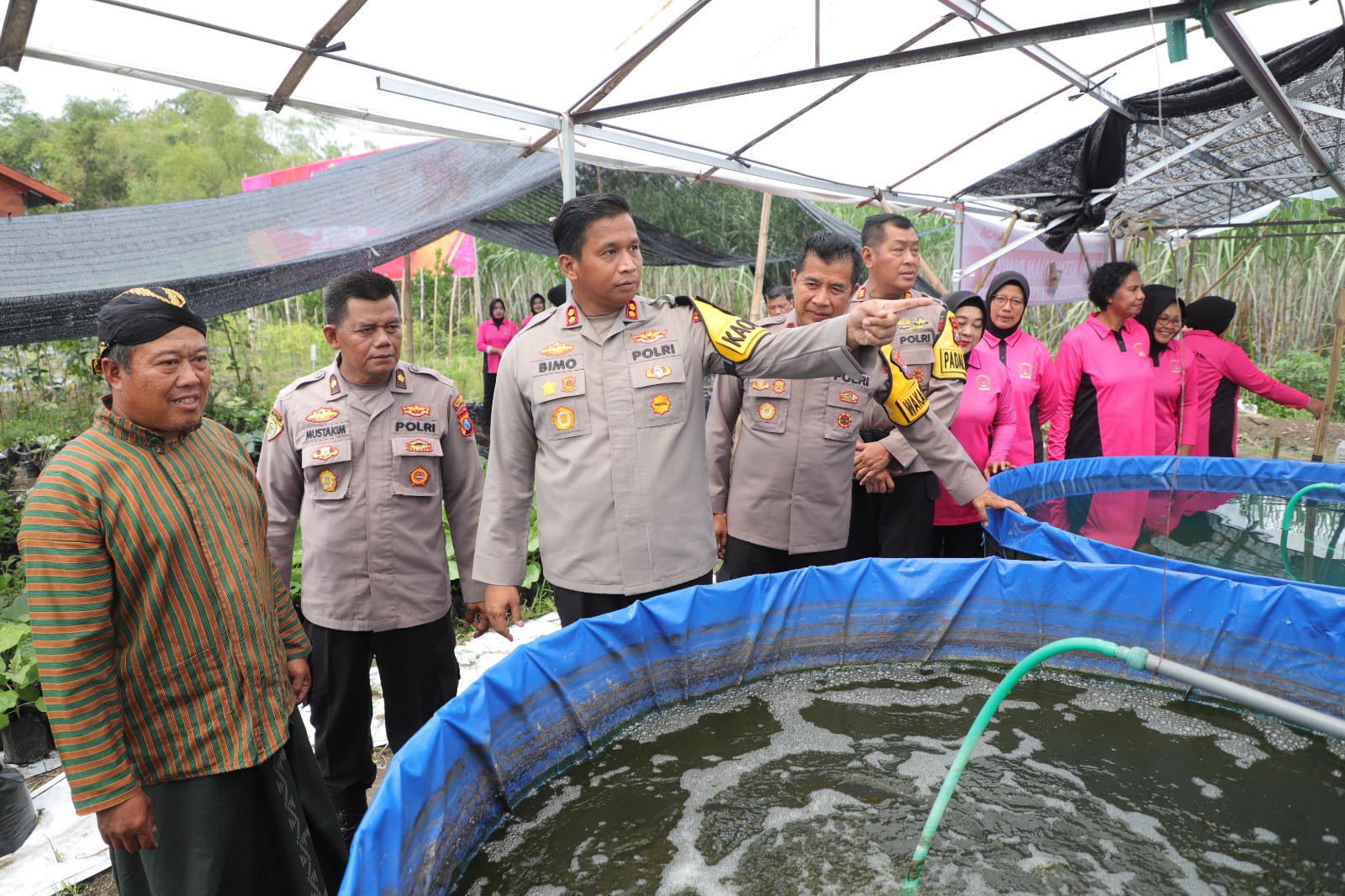 Dukung Program Asta Cita, Polres Kediri Launching Pekarangan Pangan Lestari