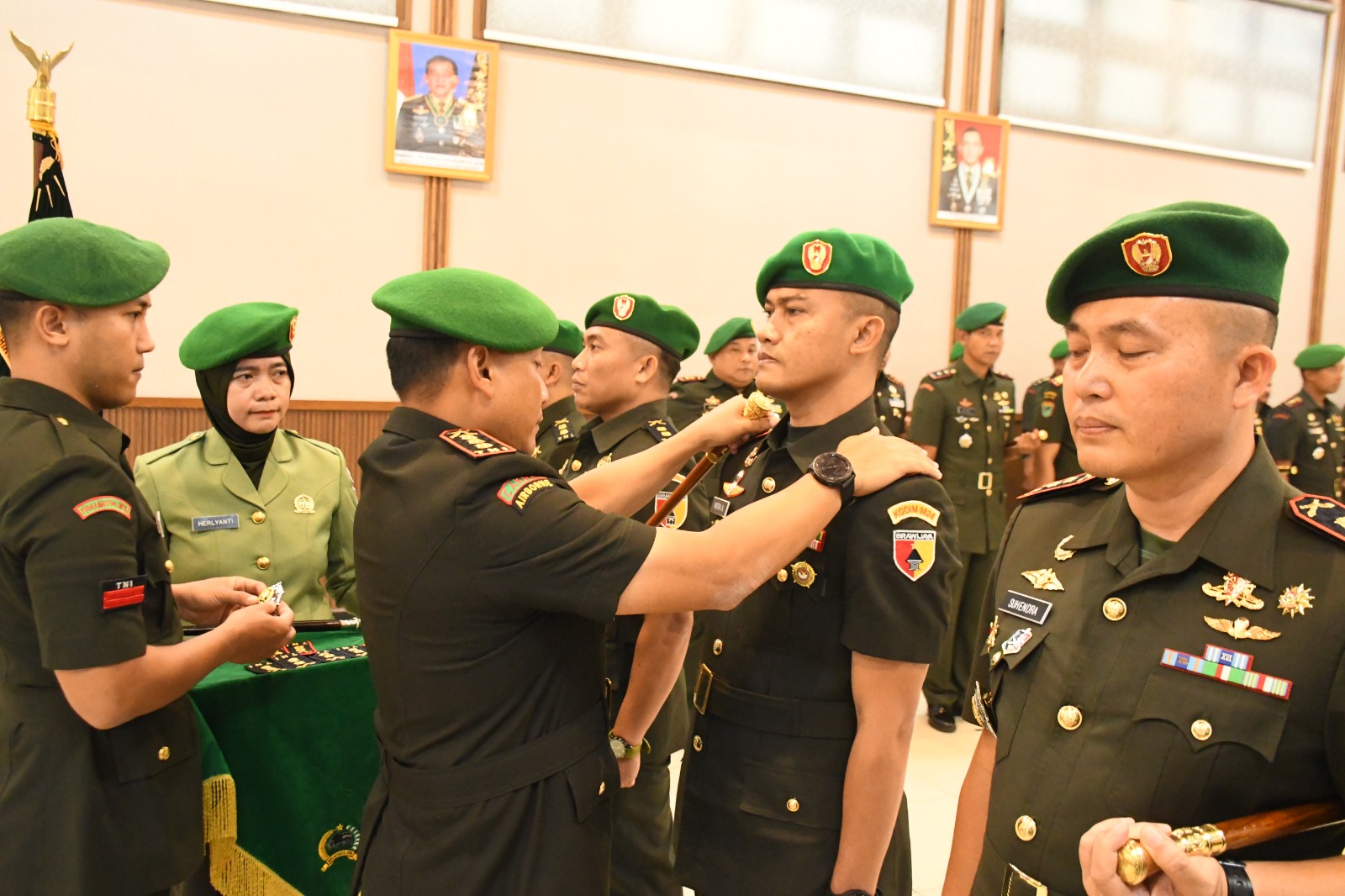 Korem 083/Bdj Gelar Sertijab, Letkol Arm Indra Andriansyah Jabat Dandim Jember