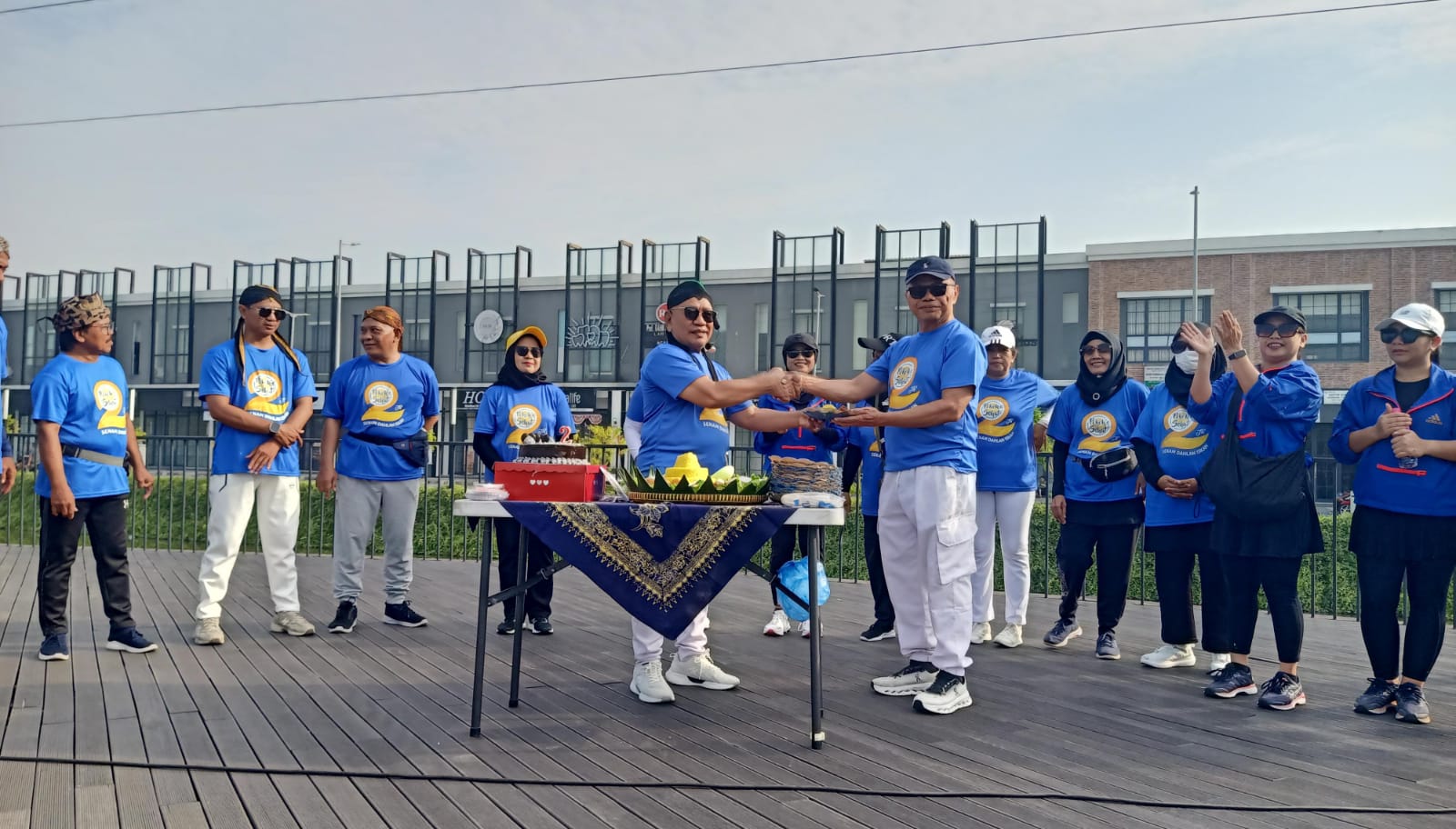 Semangat Kebersamaan dan Kesehatan Warnai Perayaan Ulang Tahun Ke-2 Senam Dahlan Iskan (SDI) Cabang Kebraon