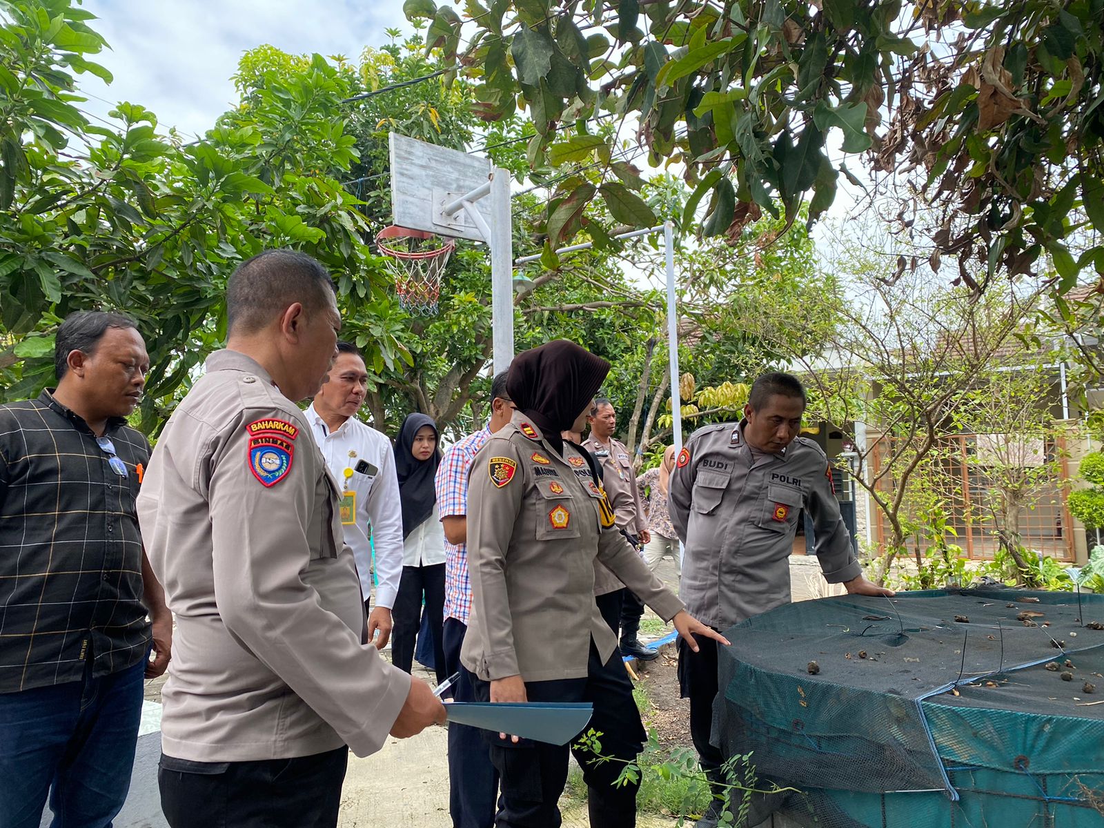 Polisi Siapkan Pekarangan Pangan Bergizi di Buncitan