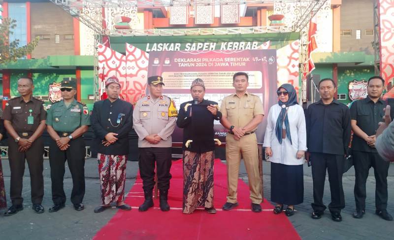 Wakapolres Bangkalan Ajak Warga Bersinergi Dukung Deklrasi Damai Pilkada Serentak