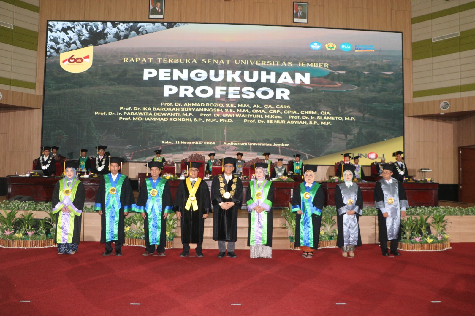 Universitas Jember Kukuhkan 7 Profesor, Miliki 80 Guru Besar