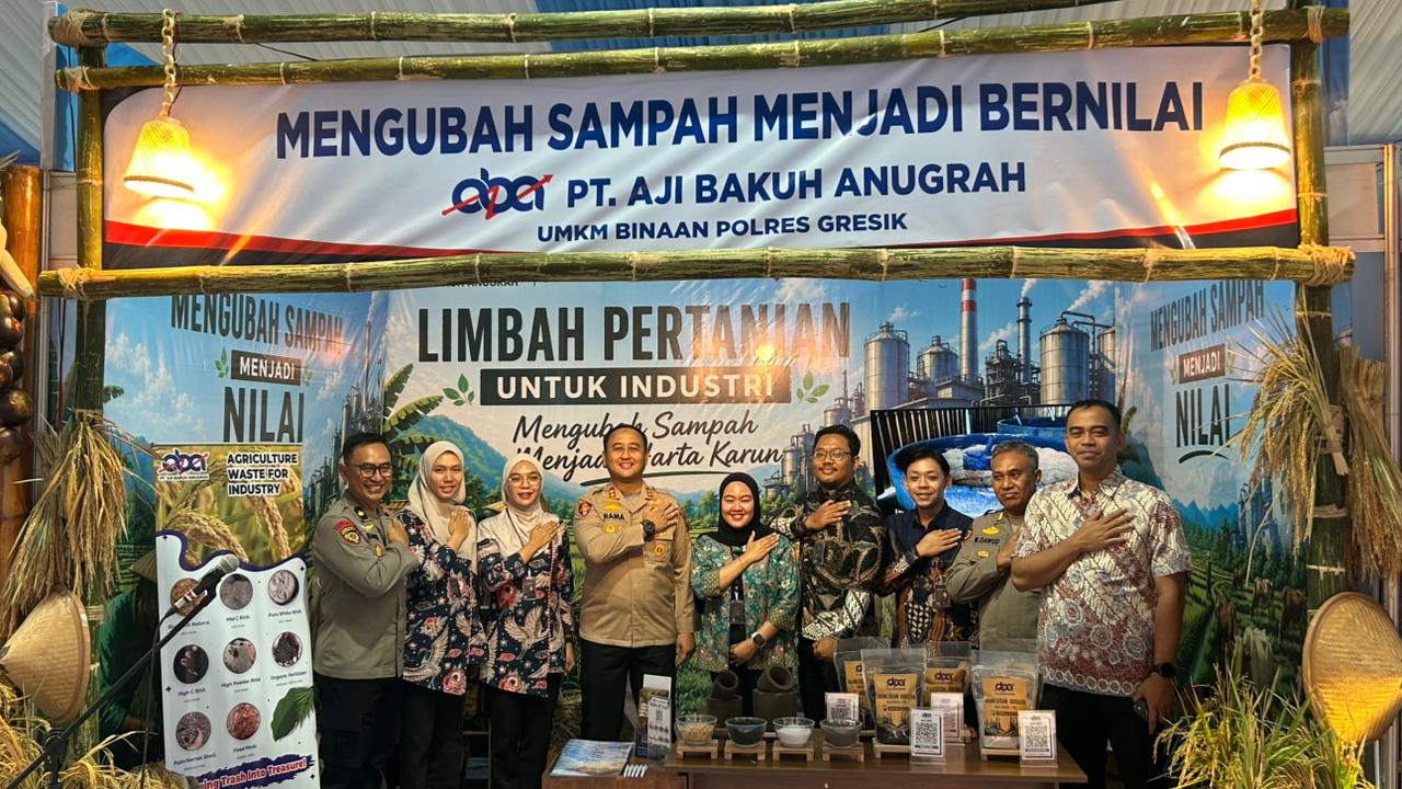 Sekam Padi Jadi Komoditas Ekspor, UMKM Binaan Polres Gresik Mendunia