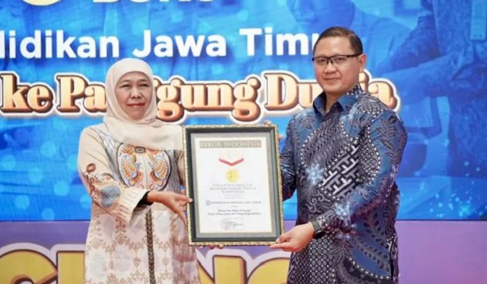Launching 1.580 Judul Buku, Dindik Jatim Pecahkan Rekor MURI