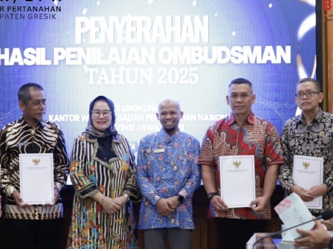 Kantah Gresik Sabet Penghargaan Nasional, Rarif Setiawan: Bukti Nyata Pelayanan Makin Bersih dan Profesional