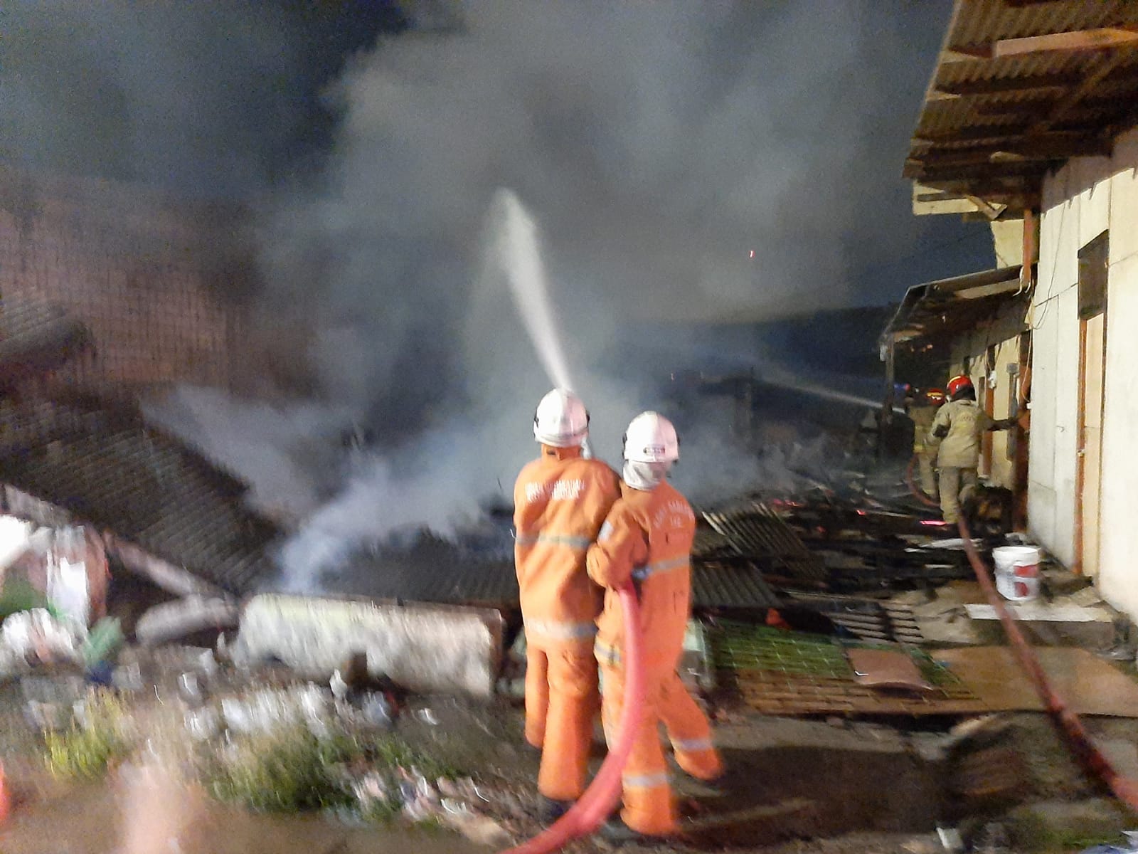 Sepi Ditinggal Mudik, 10 Kamar Kos di Jalan Tubanan Ludes Terbakar