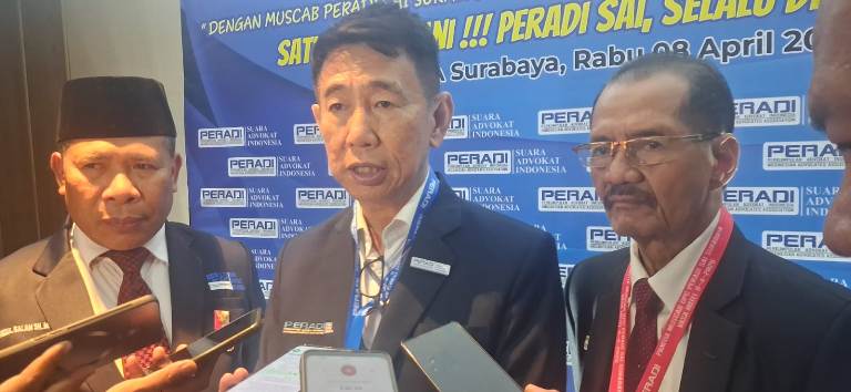 Muscab Peradi SAI Surabaya Raya, Dr Tonic Tangkau Terpilih Secara Aklamasi