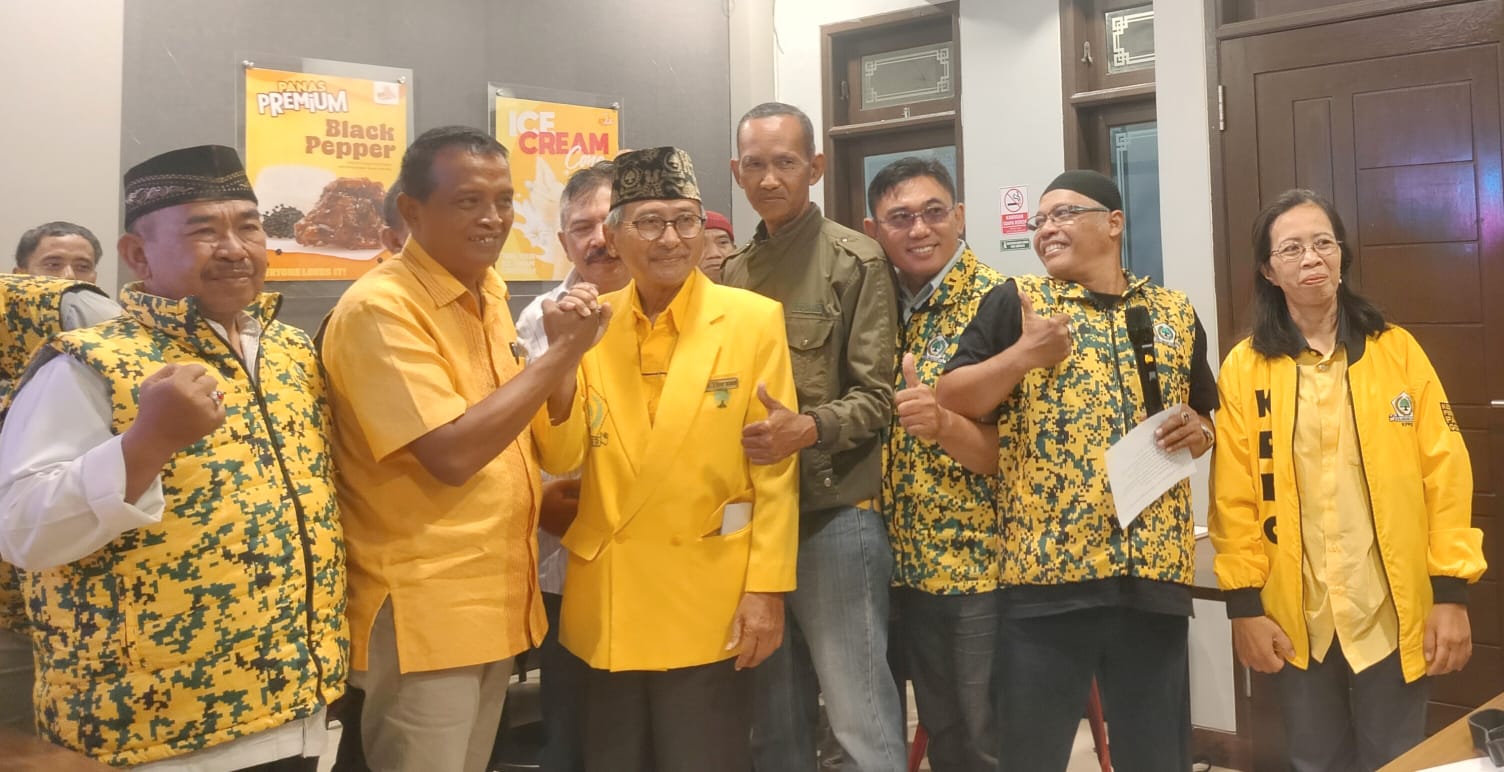 Didukung Kader Seperjuangan, Teguh Darwanto Deklarasi Calon Ketua Golkar Kota Malang