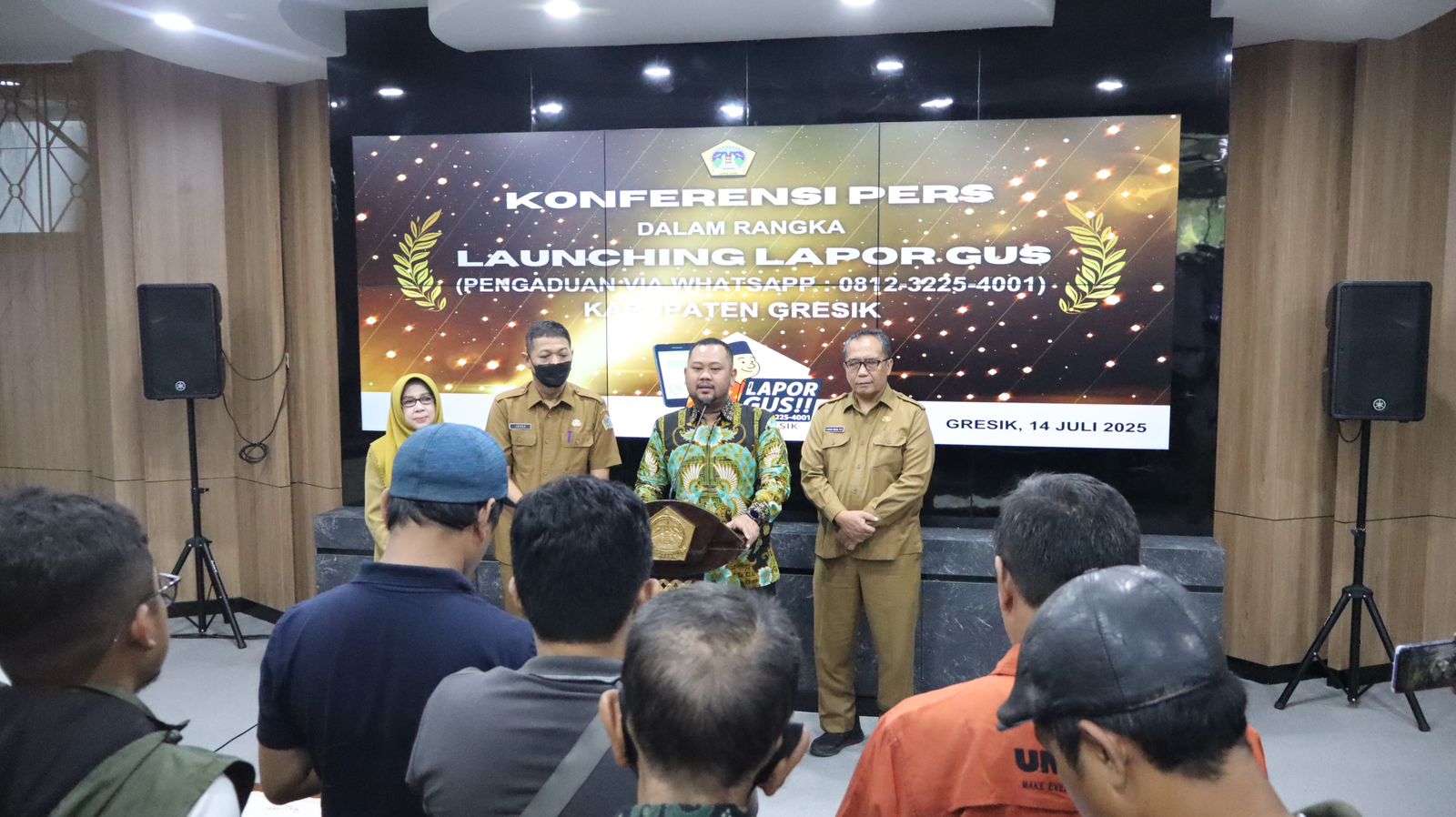 Pemkab Gresik Luncurkan Layanan Lapor GUS, Warga Bisa Mengadu Lewat WA