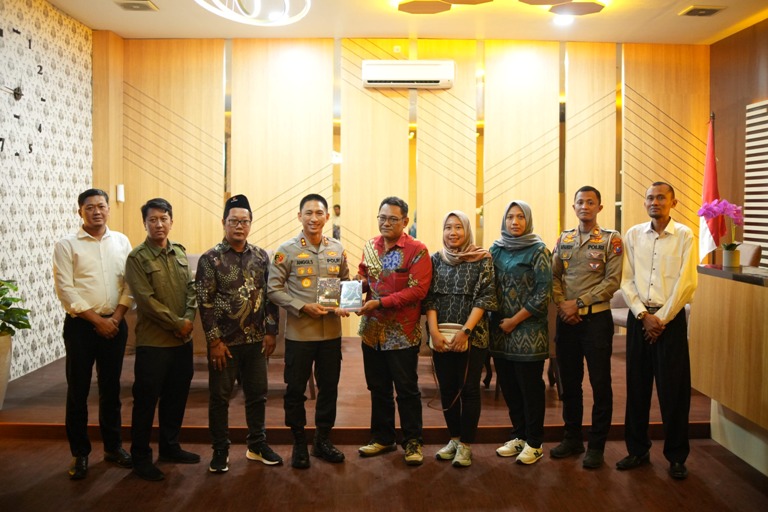 Bawaslu Kota Kediri Gandeng Polres Kediri Kota Perkuat Kolaborasi Jaga Demokrasi