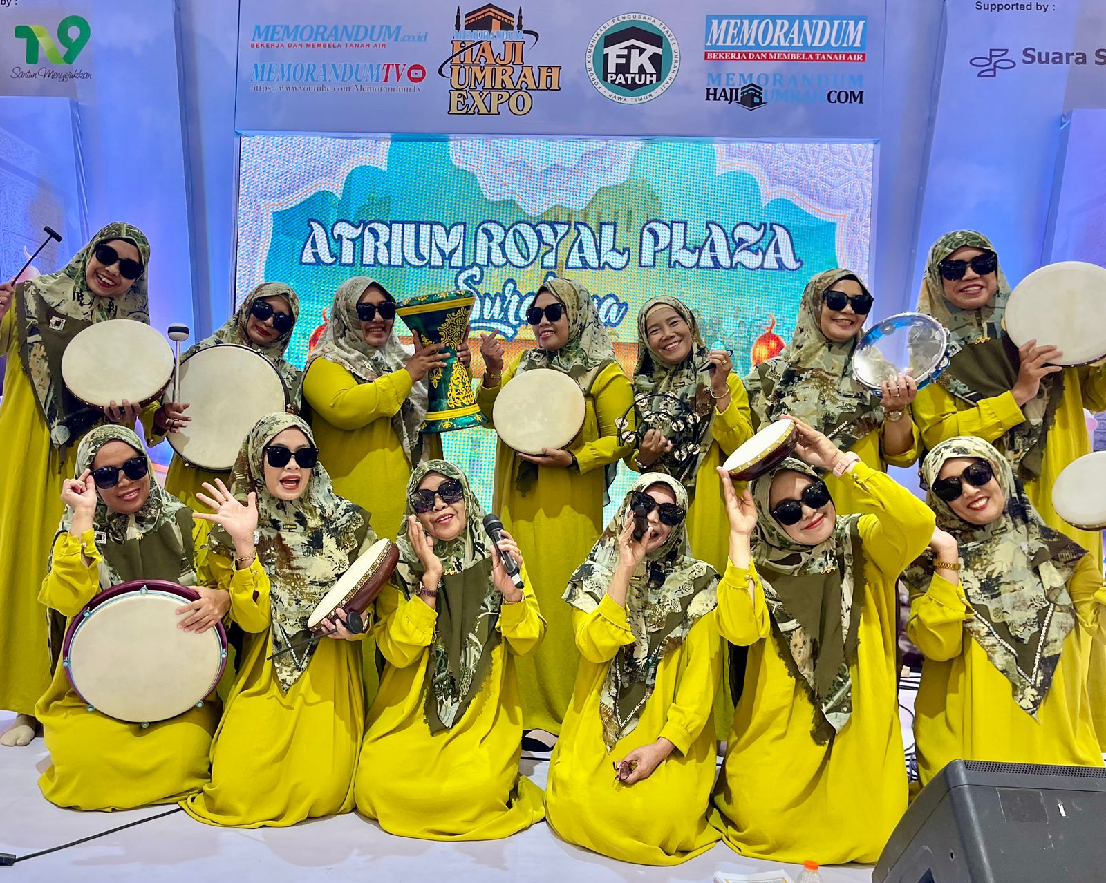 Bawakan 8 Lagu, Hadrah An-Nisa' Pacar Kembang Pukau Pengunjung Memorandum Haji Umrah Expo 2024