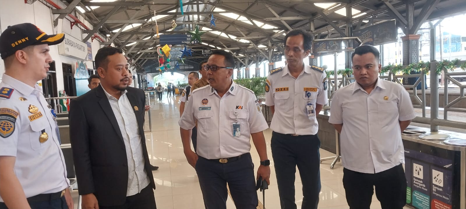 Pantau Arus Mudik, Komisi D DPRD Jatim Sidak Stasiun Pasar Turi