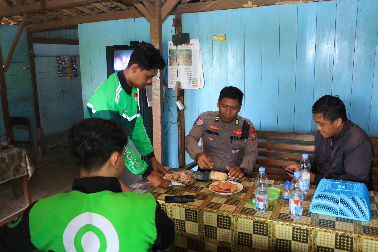 Polres Ngawi Dukung Kehadiran Ojol Kamtibmas Mart