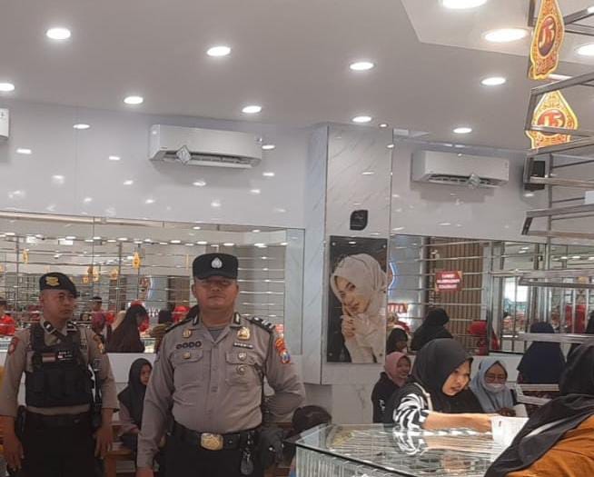 Polsek Ngawi Kota Patroli Cipkon Harkamtibmas di Obyek Vital
