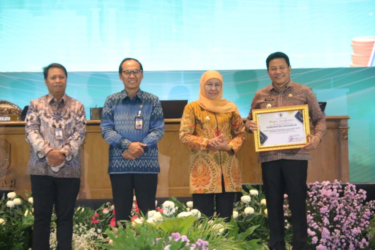 Sidoarjo Dapat Penghargaan Lagi, Realisasi Kartu Kredit Tertinggi se-Jawa Timur