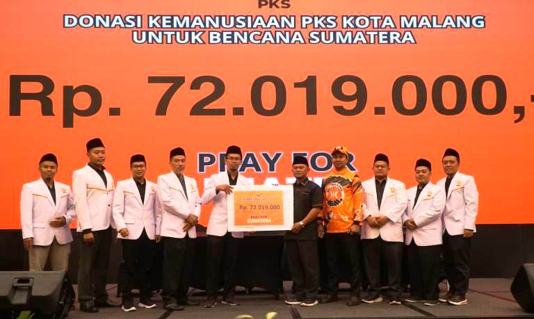 Rakerda PKS Kota Malang Perkuat Konsolidasi dan Donasi Korban Bencana Alam
