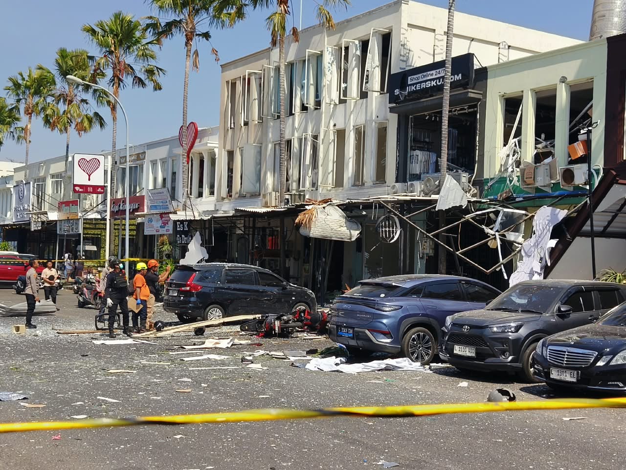 Ledakan di Ruko San Antonio Diduga Akibat Elpiji