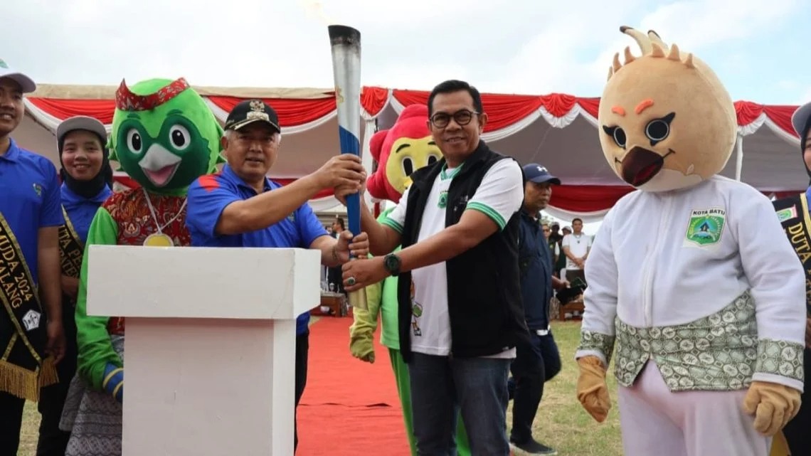 Obor Porprov Jatim 2025 Tiba di Kota Batu