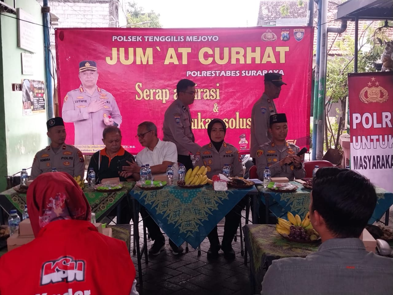 Dialog Warga di Jumat Curhat Polsek Tenggilis Mejoyo Wujudkan Kamtibmas