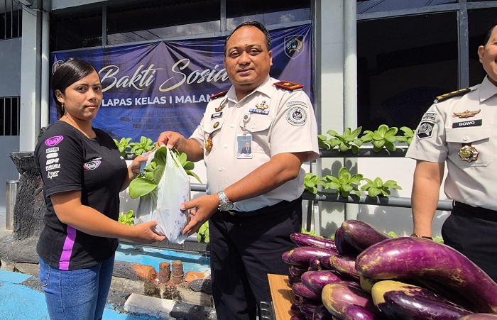 Pastikan Berdampak, Hasil Panen Lapas Malang Dibagikan ke Masyarakat