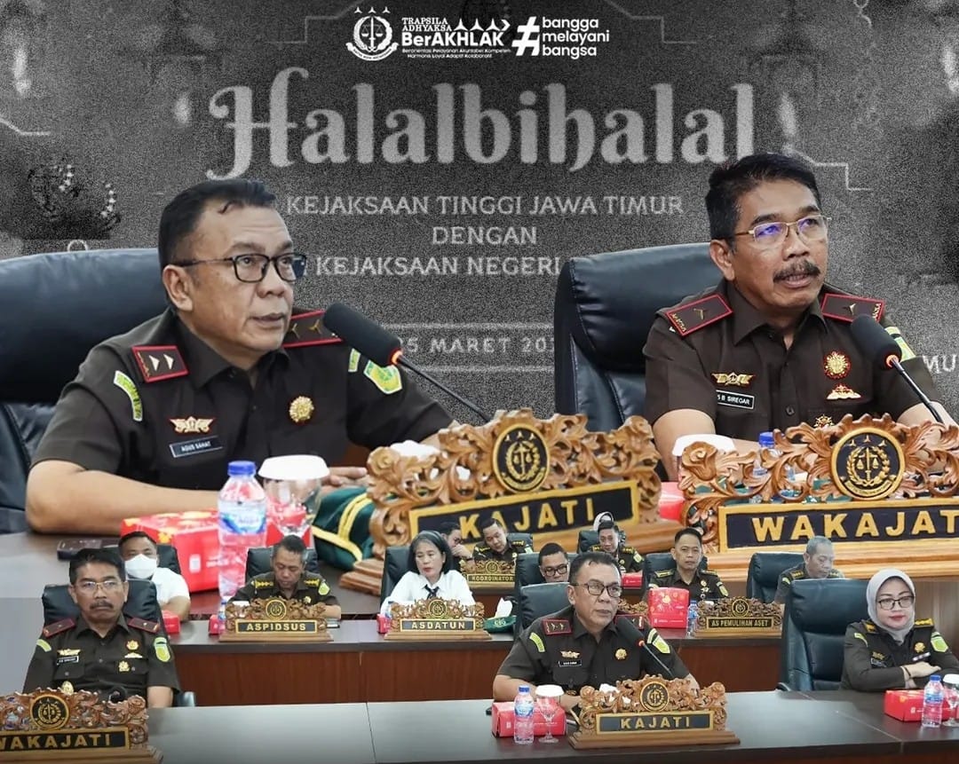Halalbihalal Virtual, Kajati Jatim Nyalakan Semangat Baru Integritas dan Profesionalitas