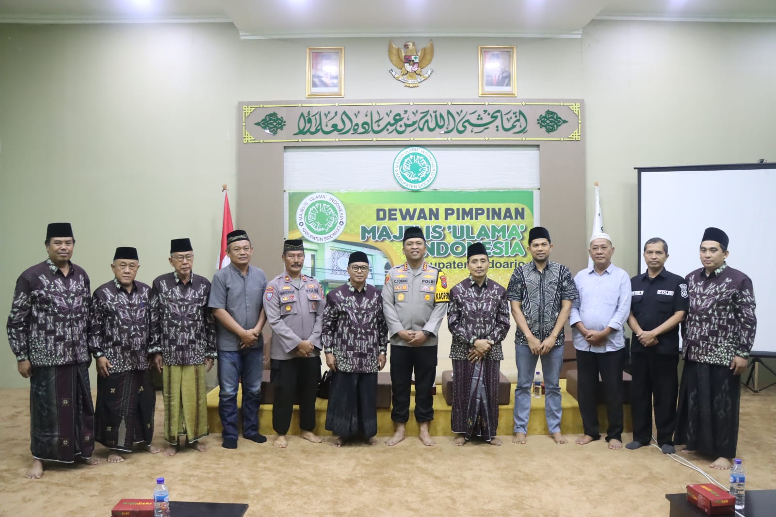 Bertemu MUI, Kapolresta Sidoarjo Ajak Cooling System Mendekati Pemilu 2024