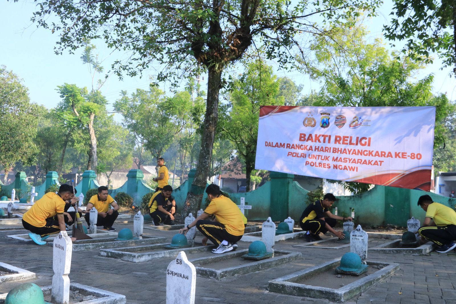 Polres Ngawi Gelar Bakti Religi Sambut Hari Bhayangkara ke-80 