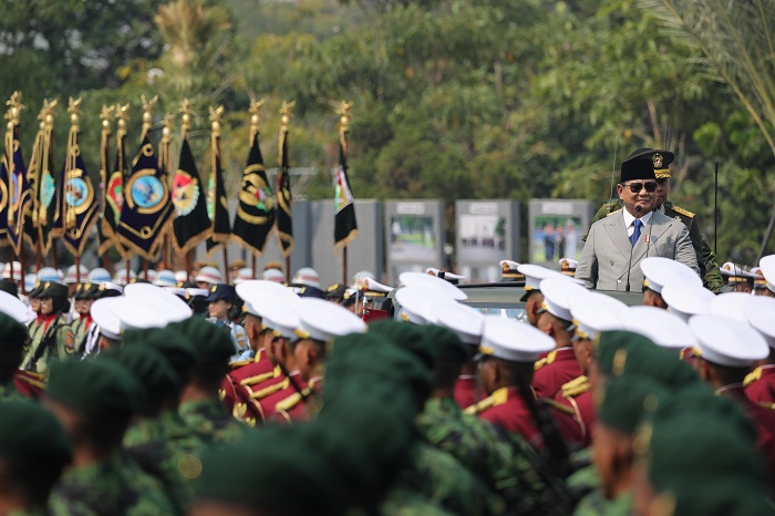 HUT ke-81 TNI, Prabowo Tekankan Masa Damai Harus Jadi Persiapan Hadapi Ancaman Terburuk