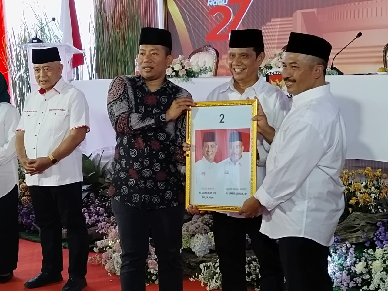 Pasangan GUS Dapat Undian Nomor Urut Dua