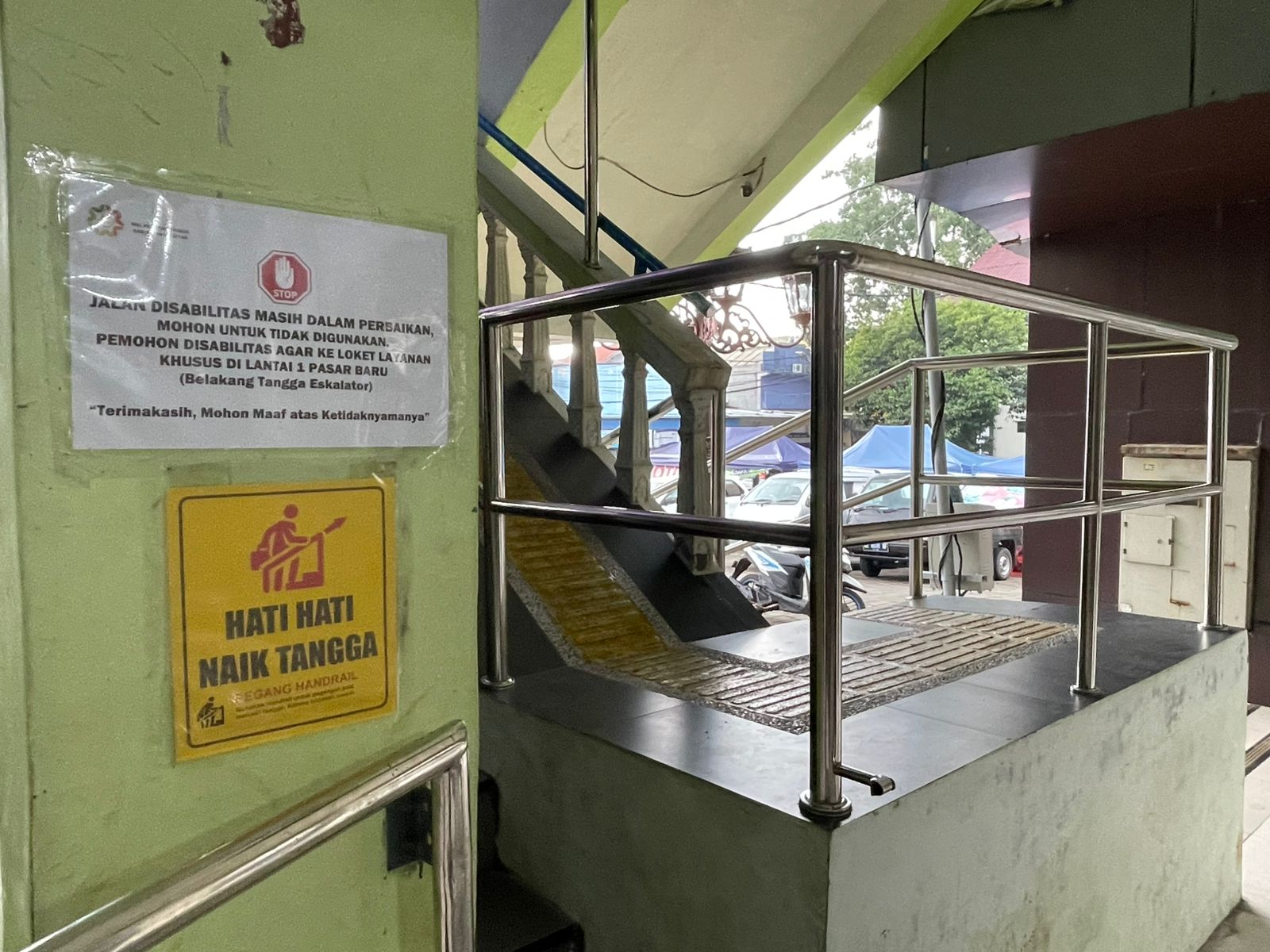 Kemiringan Ekstrem, Jalur Disabilitas MPP Magetan Ditutup