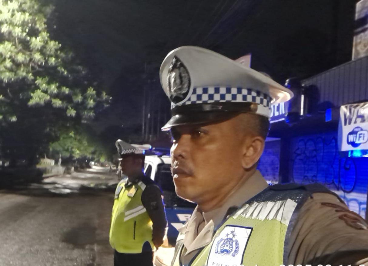 Patroli Blue Light Polsek Sawahan, Surabaya Tetap Aman Kondusif di Malam Hari