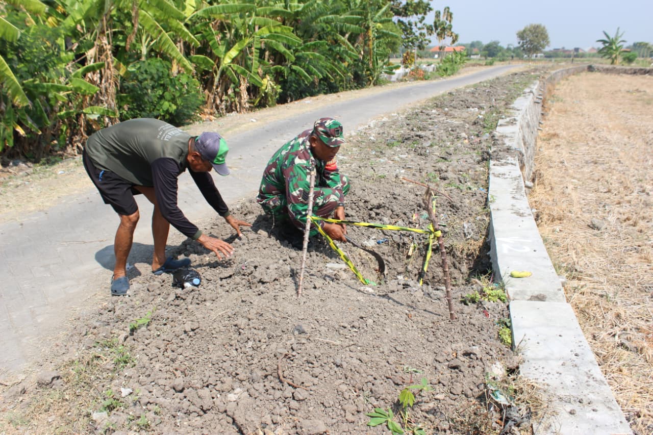 Aksi TMMD, PJU Siap Dipasang, Warga Kedondong Tulangan Aman dan Nyaman